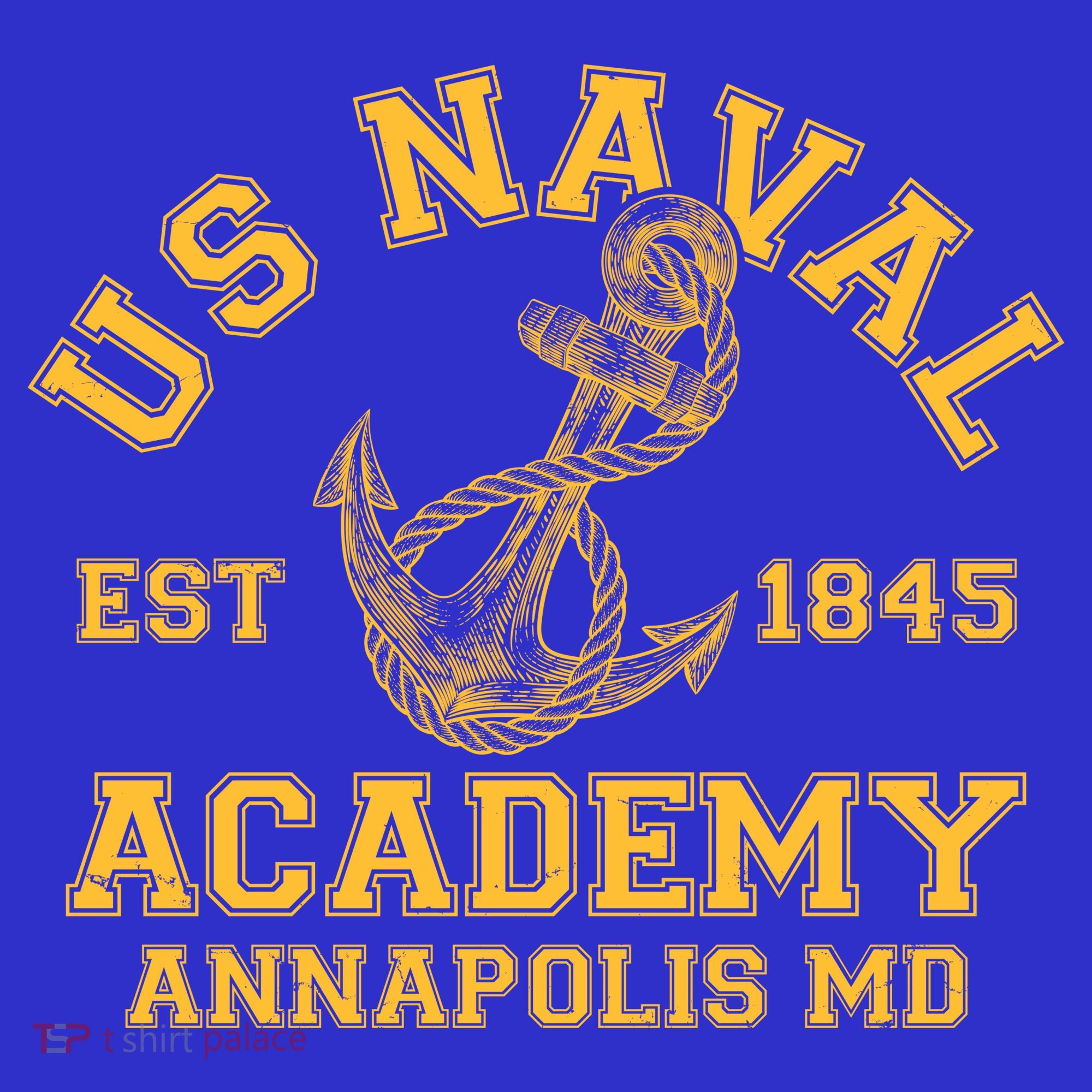 US NAVAL Est 1845 Academy Annapolis MD Kids Long Sleeve Shirt