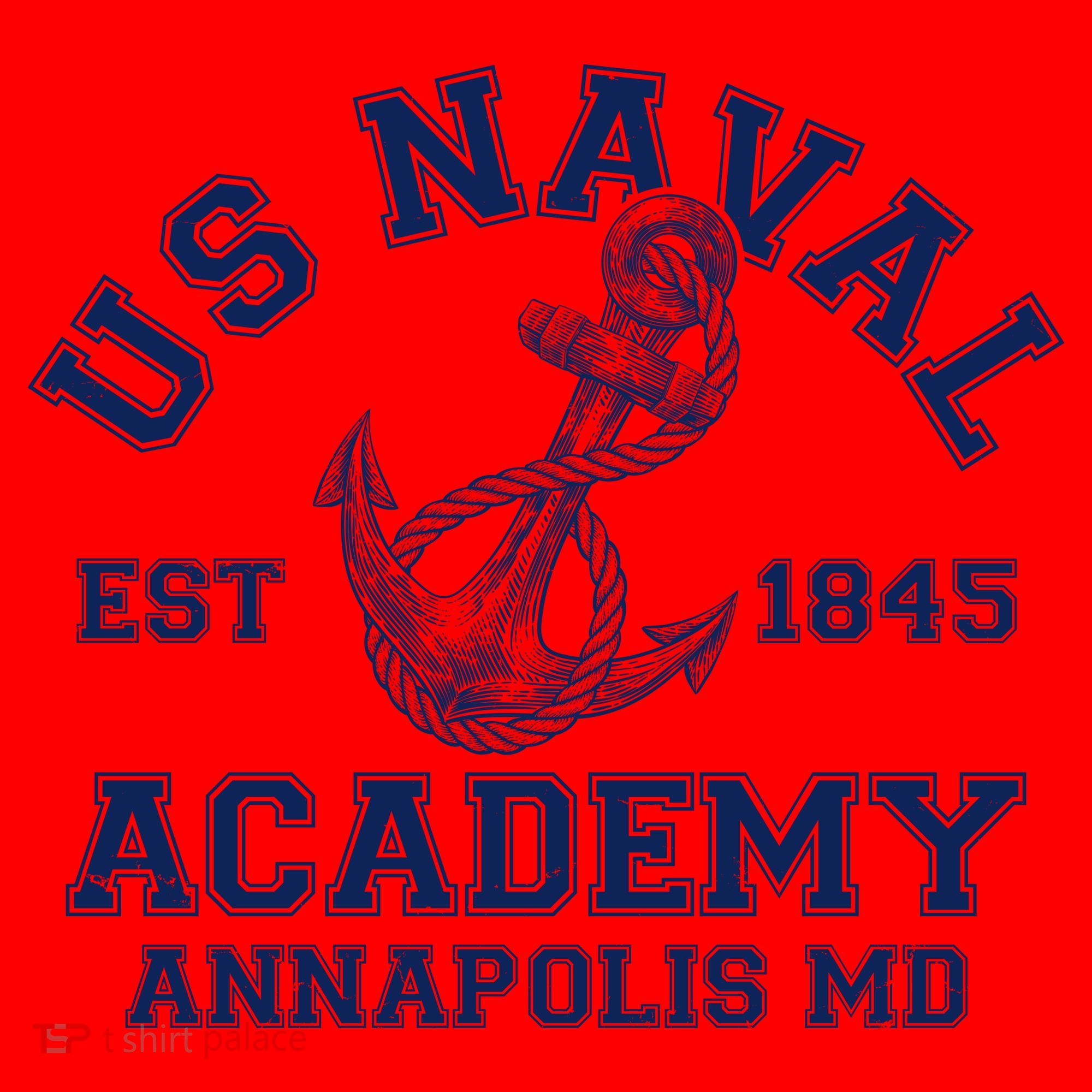 US NAVAL Est 1845 Academy Annapolis MD Santa Hat