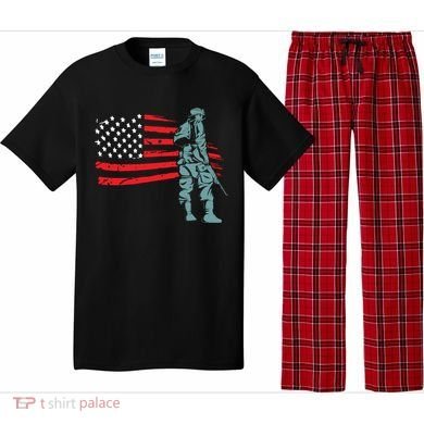 US Soldier American Flag Pajama Set