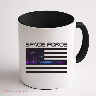 US Space Force Flag Coffee Mug back