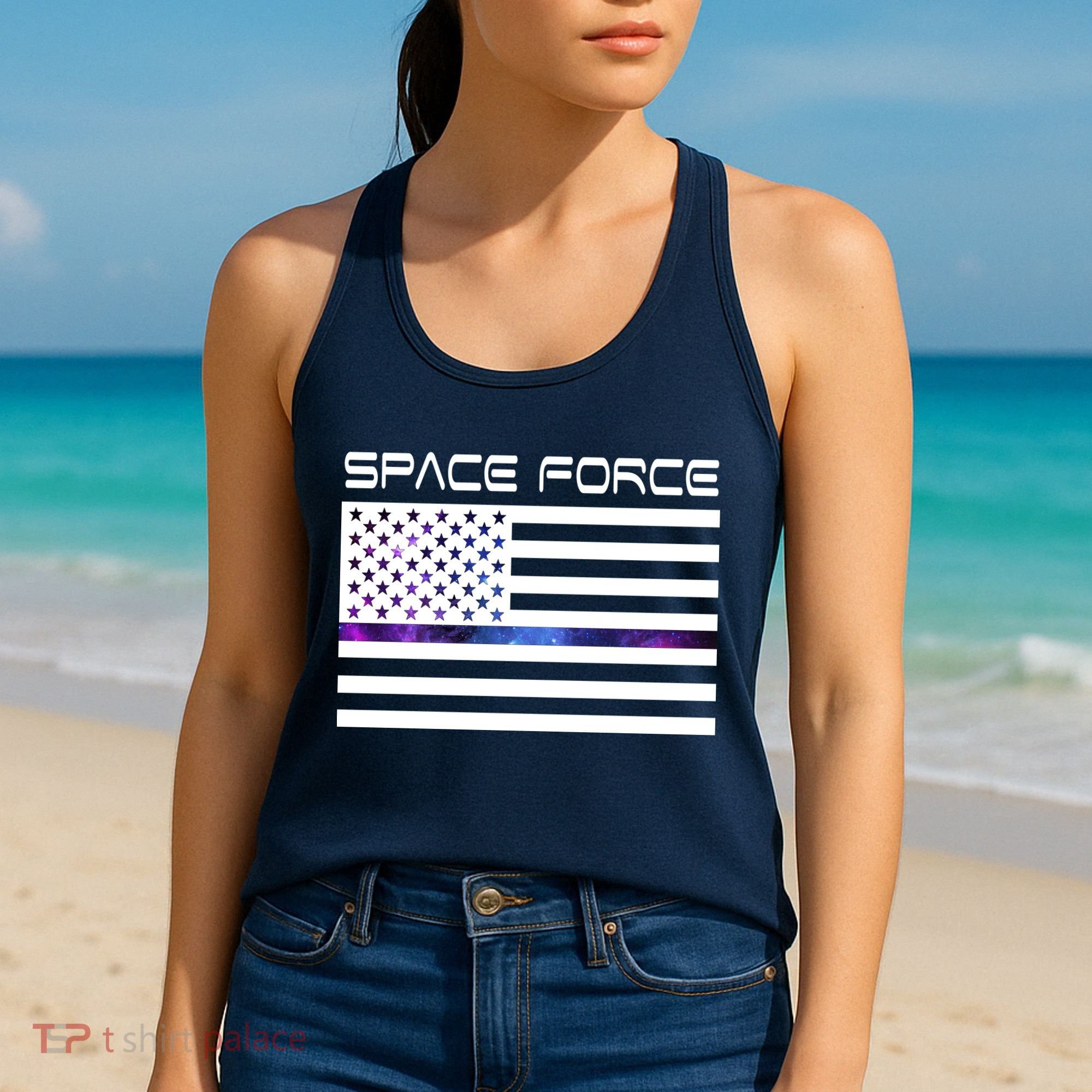 US Space Force Flag Women's Tank Top