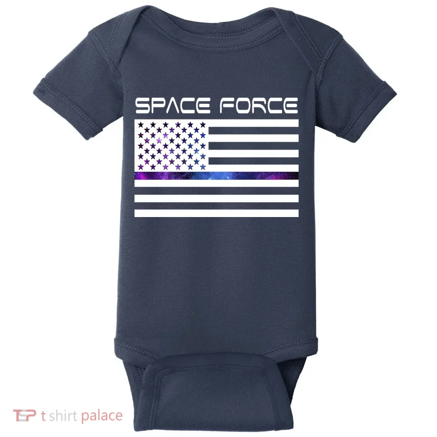 US Space Force Flag Baby Bodysuit