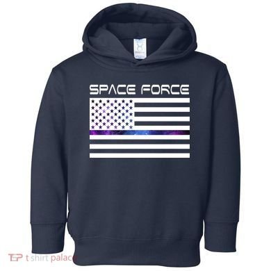 US Space Force Flag Toddler Hoodie