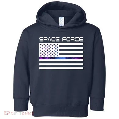 US Space Force Flag Toddler Hoodie