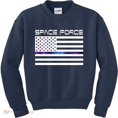 US Space Force Flag Kids Sweatshirt