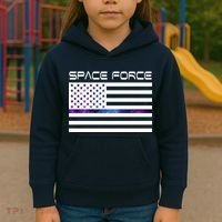US Space Force Flag Kids Hoodie thumb 3