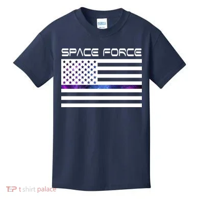 US Space Force Flag Kids T-Shirt