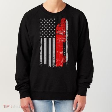 US Truck Driver USA Flag Women's Sweatshirt