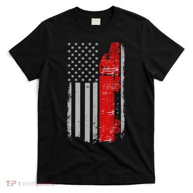 US Truck Driver USA Flag T-Shirt
