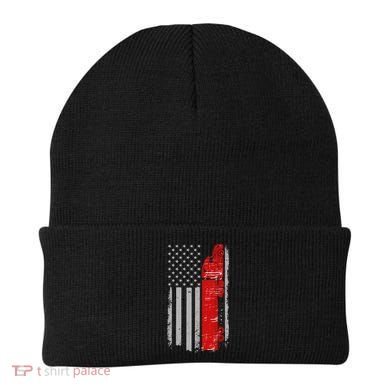US Truck Driver USA Flag Beanie
