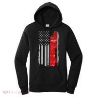 US Truck Driver USA Flag Women's Hoodie thumb 0