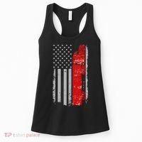 US Truck Driver USA Flag Women's Tank Top thumb 0