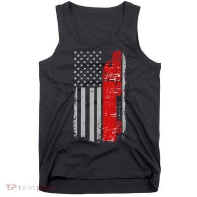US Truck Driver USA Flag Tank Top