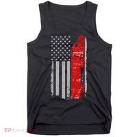 US Truck Driver USA Flag Tank Top thumb 0