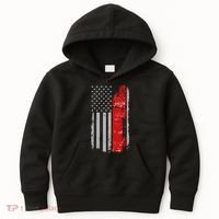 US Truck Driver USA Flag Kids Hoodie thumb 0