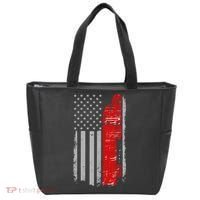 US Truck Driver USA Flag Tote Bag thumb 0