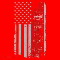 US Truck Driver USA Flag Santa Hat thumb 1