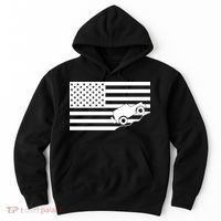 US Truck Simple Off-Roading Flag Hoodie thumb 0