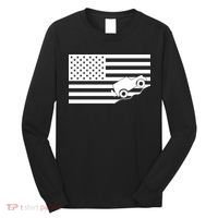 US Truck Simple Off-Roading Flag Long Sleeve Shirt thumb 0