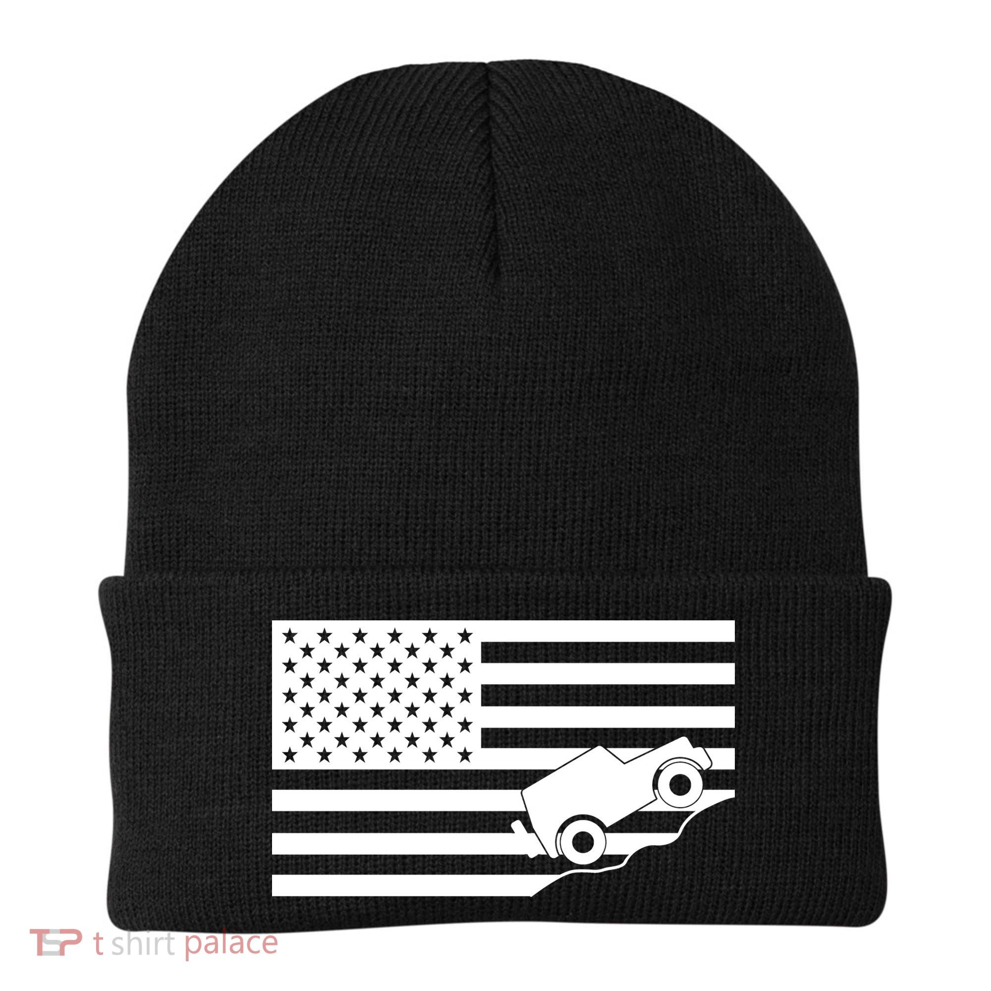 US Truck Simple Off-Roading Flag Beanie