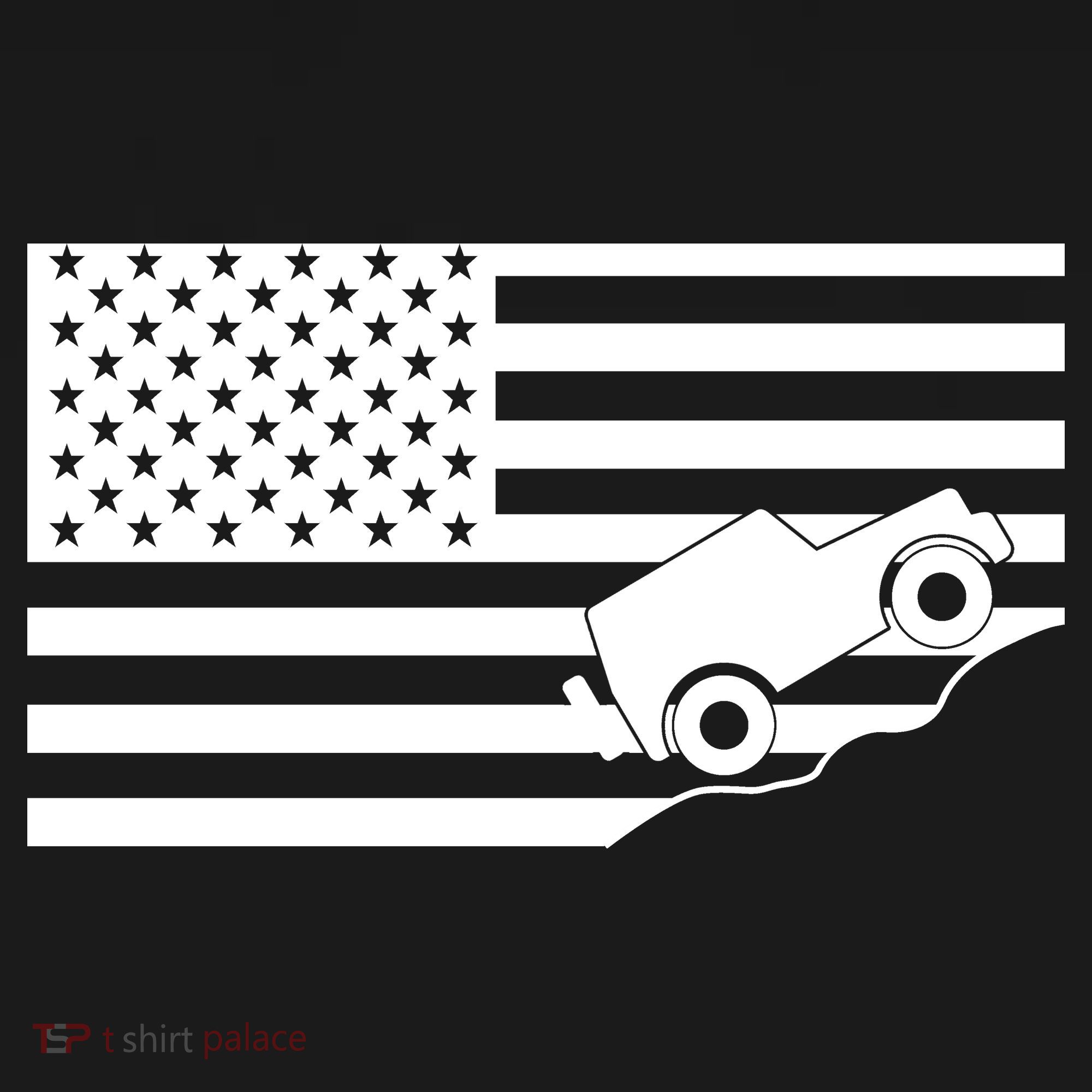 US Truck Simple Off-Roading Flag Pajama Set