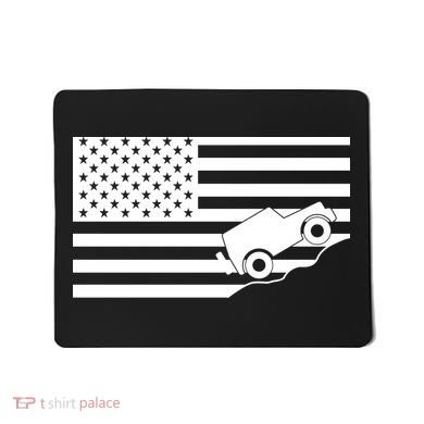 US Truck Simple Off-Roading Flag Mousepad