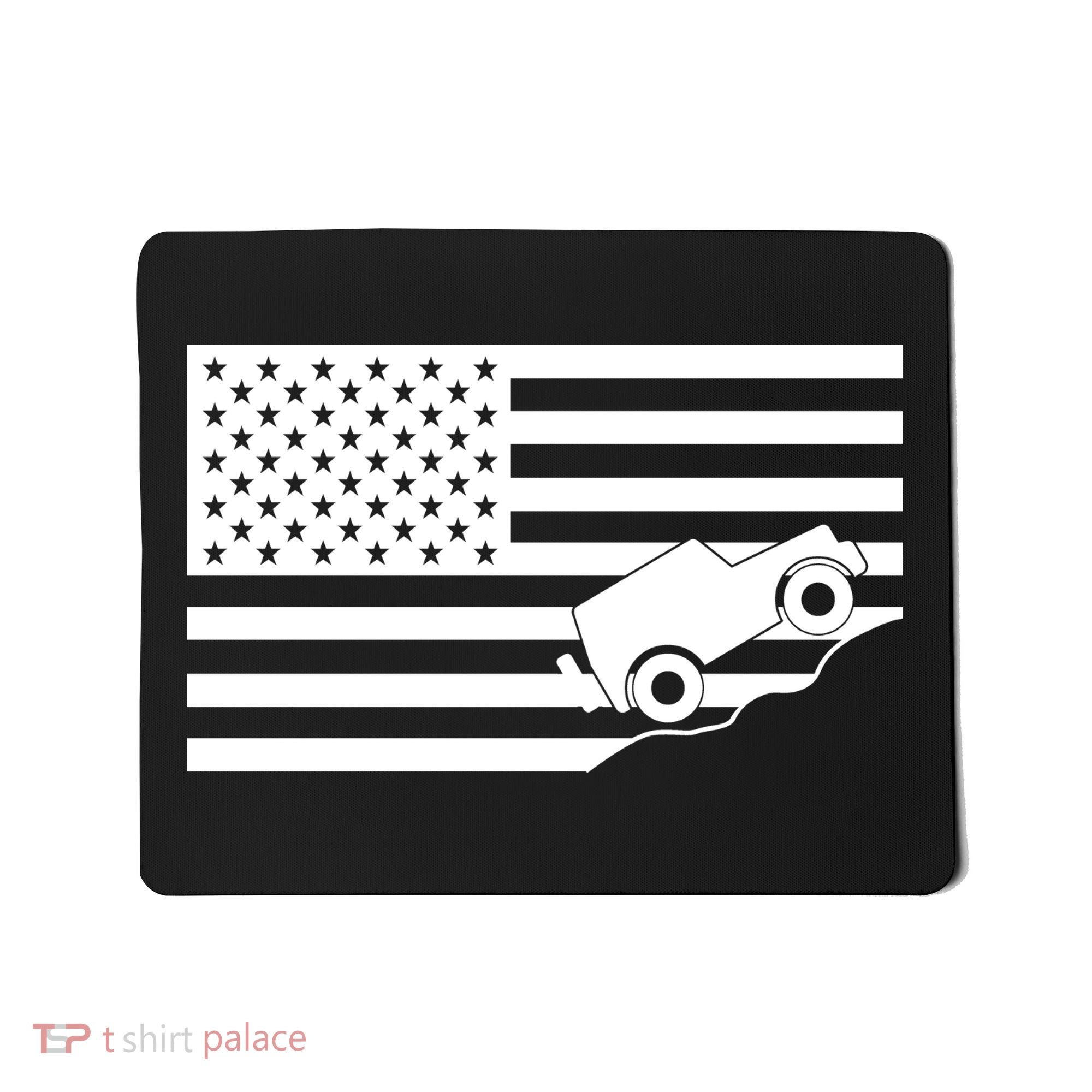 US Truck Simple Off-Roading Flag Mousepad