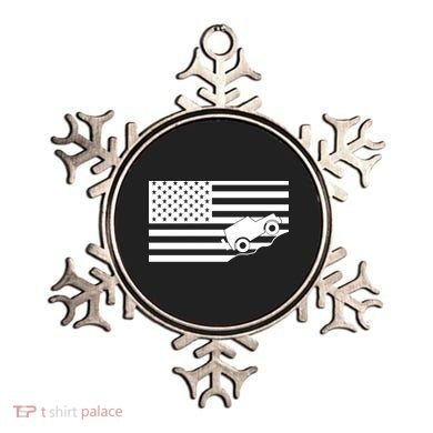 US Truck Simple Off-Roading Flag Ornament