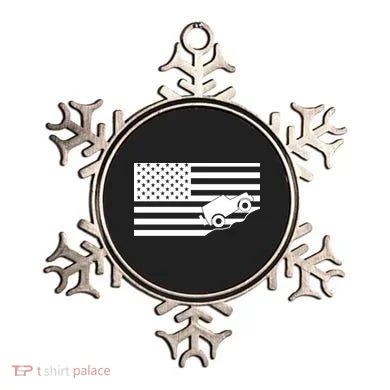 US Truck Simple Off-Roading Flag Ornament