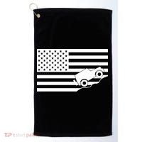 US Truck Simple Off-Roading Flag Golf Towel thumb 0