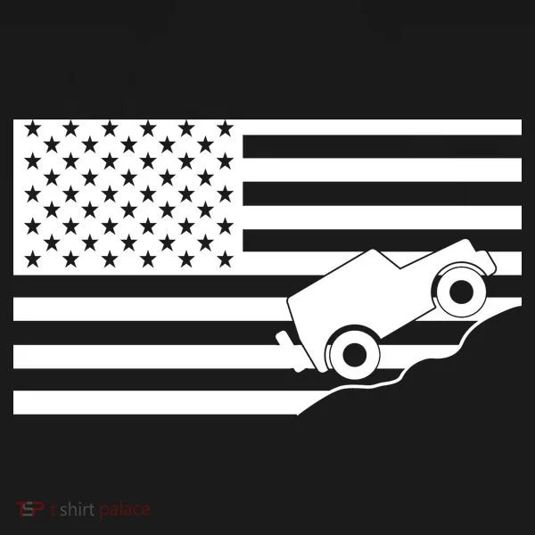 US Truck Simple Off-Roading Flag Toddler T-Shirt