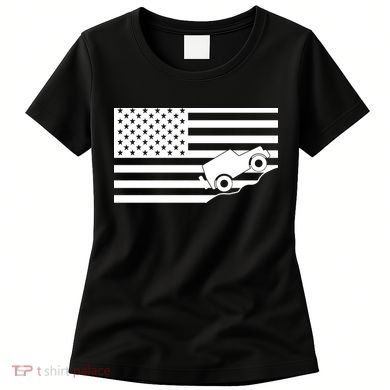 US Truck Simple Off-Roading Flag Women's T-Shirt