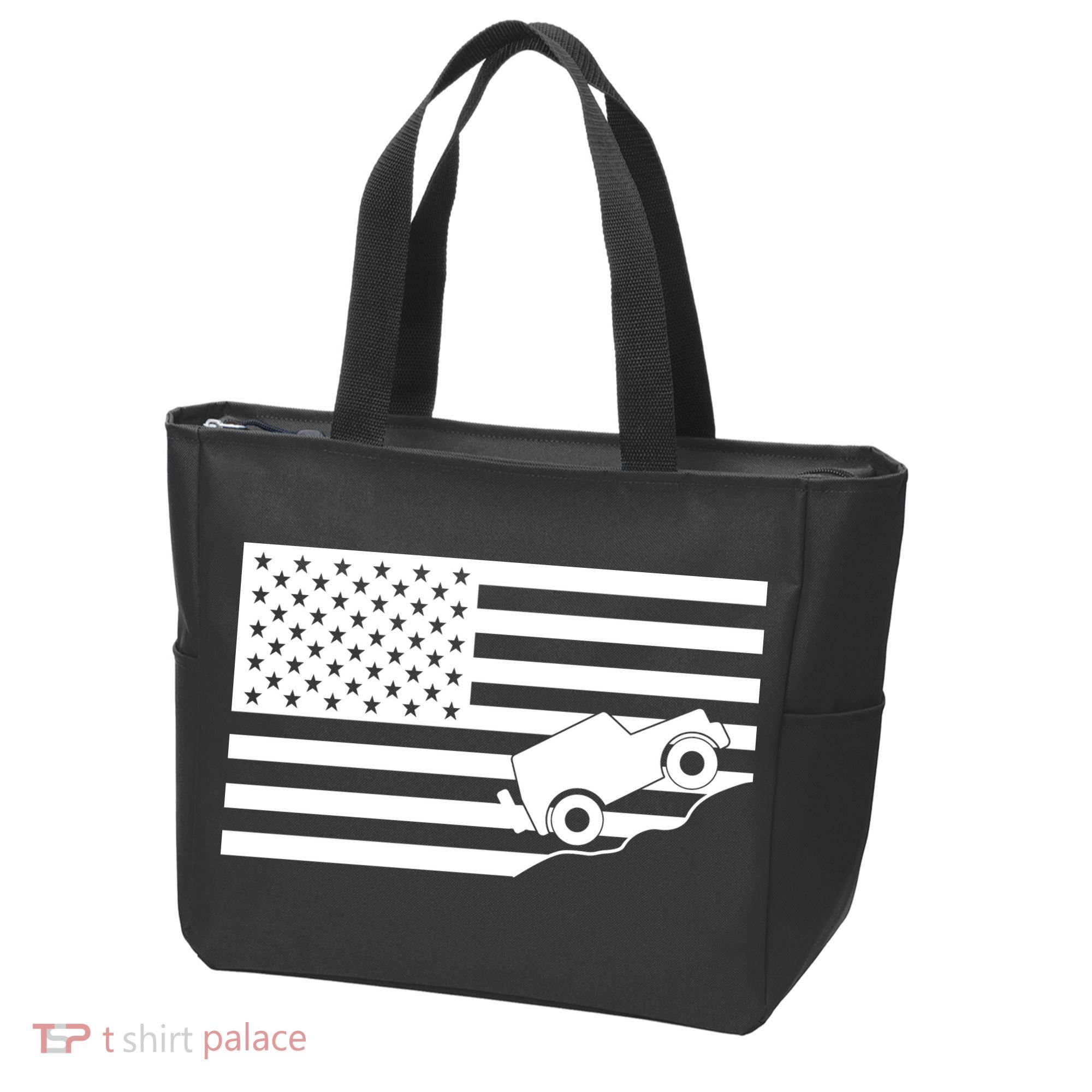 US Truck Simple Off-Roading Flag Tote Bag