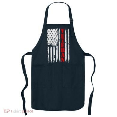 US Veterans Vintage American Flag Apron