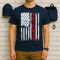 US Veterans Vintage American Flag T-Shirt thumb 6