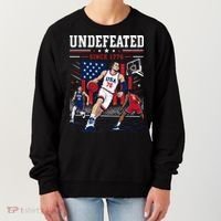 Undefeated Since 1776 Basketball USA Women's Sweatshirt thumb 0