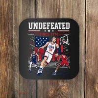 Undefeated Since 1776 Basketball USA Coaster thumb 0