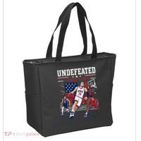 Undefeated Since 1776 Basketball USA Tote Bag thumb 2