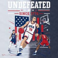 Undefeated Since 1776 Basketball USA Sport-Tek Competitor United Soccer Jersey thumb 4