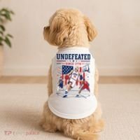Undefeated Since 1776 Basketball USA Doggie Tank thumb 2