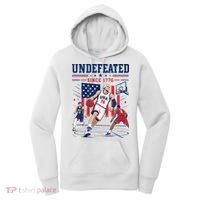 Undefeated Since 1776 Basketball USA Women's Hoodie thumb 0