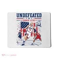 Undefeated Since 1776 Basketball USA Mousepad thumb 0