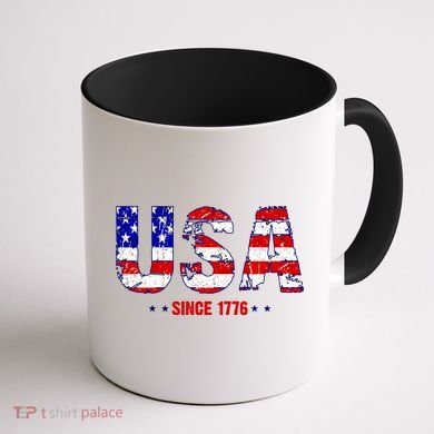 Usa Since 1776 Coffee Mug back