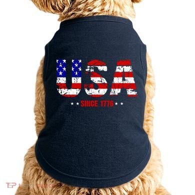 Usa Since 1776 Doggie Tank