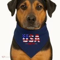 Usa Since 1776 USA-Made Doggie Bandana thumb 1