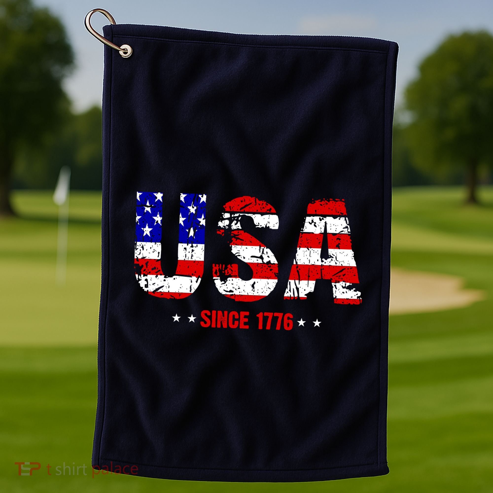 Usa Since 1776 Golf Towel