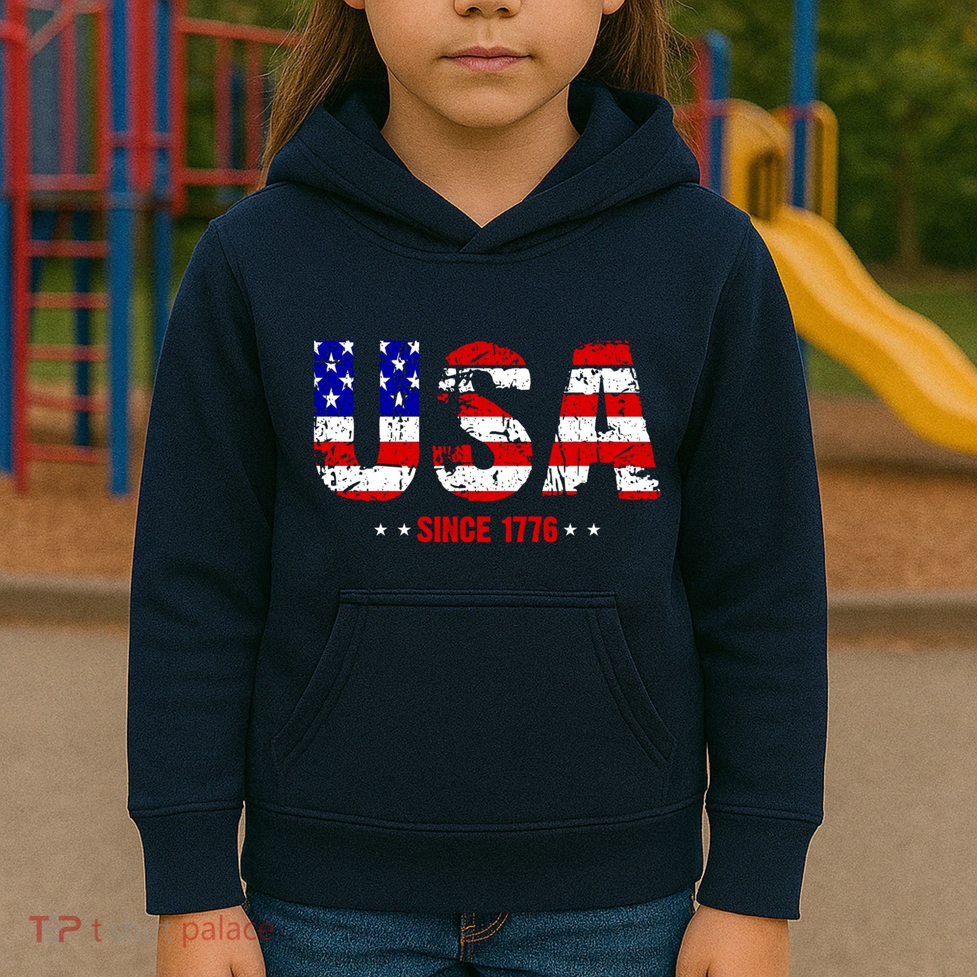 Usa Since 1776 Kids Hoodie