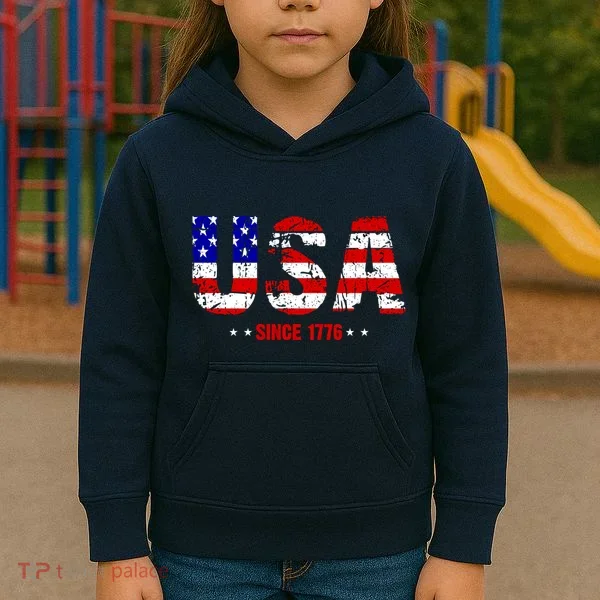 Usa Since 1776 Kids Hoodie