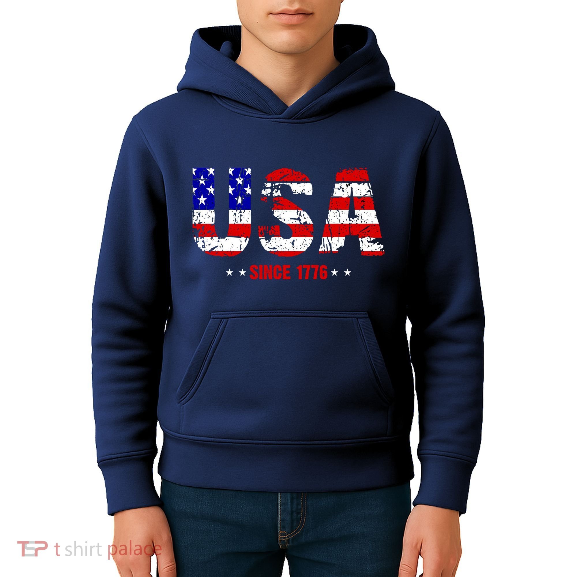 Usa Since 1776 Kids Hoodie