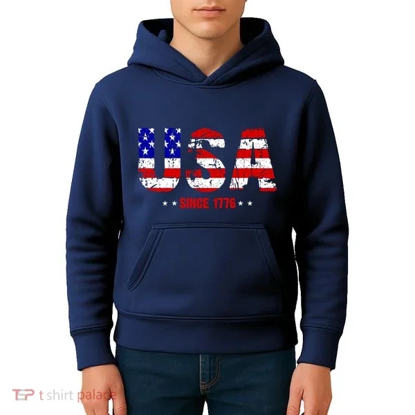 Usa Since 1776 Kids Hoodie